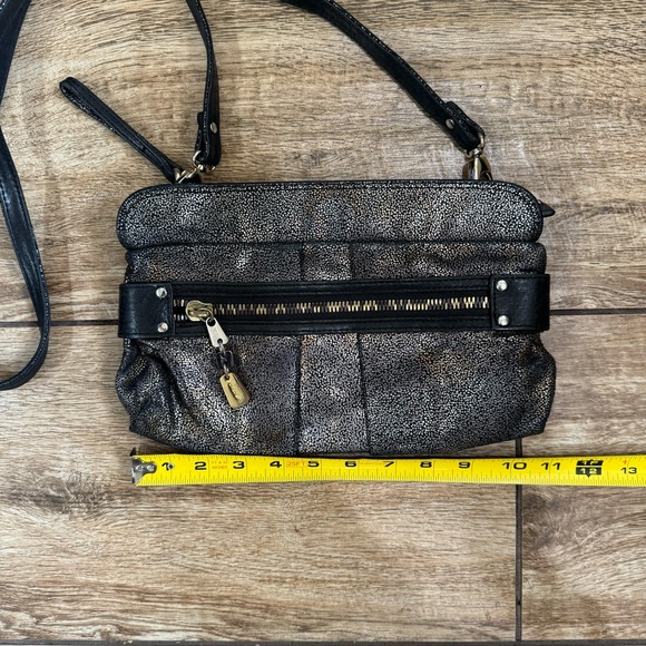 See By Chloe Suede Minaudiere Metallic Leather bag Crossbody Clutch Purse - Picture 13 of 15